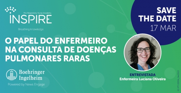 Luciana Oliveira partilha visão sobre o papel do enfermeiro na consulta de doenças pulmonares raras