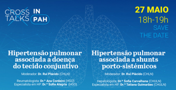 Cross Talks in PAH termina com 4.º sessão que cruza a hipertensão pulmonar com as especialidades de reumatologia e a hepatologia