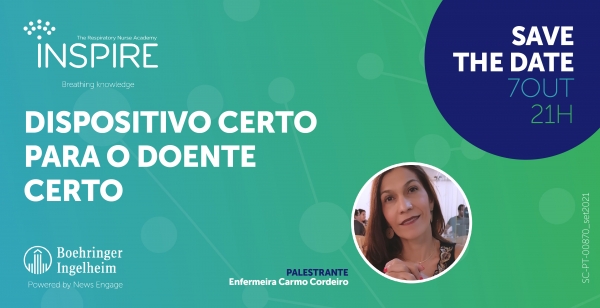 Em contagem decrescente para o webinar “Dispositivo certo para o doente certo”