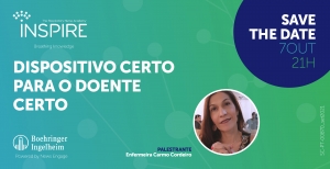 Em contagem decrescente para o webinar “Dispositivo certo para o doente certo”