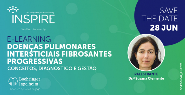 Marque na agenda: INSPIRE lança e-learning sobre DPI fibrosantes progressivas a 28 de junho