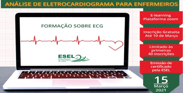 ESEL organiza formação sobre eletrocardiograma para enfermeiros